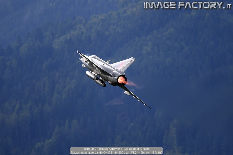 2019-09-07 Zeltweg Airpower 11433 Saab 35 Draken.jpg
